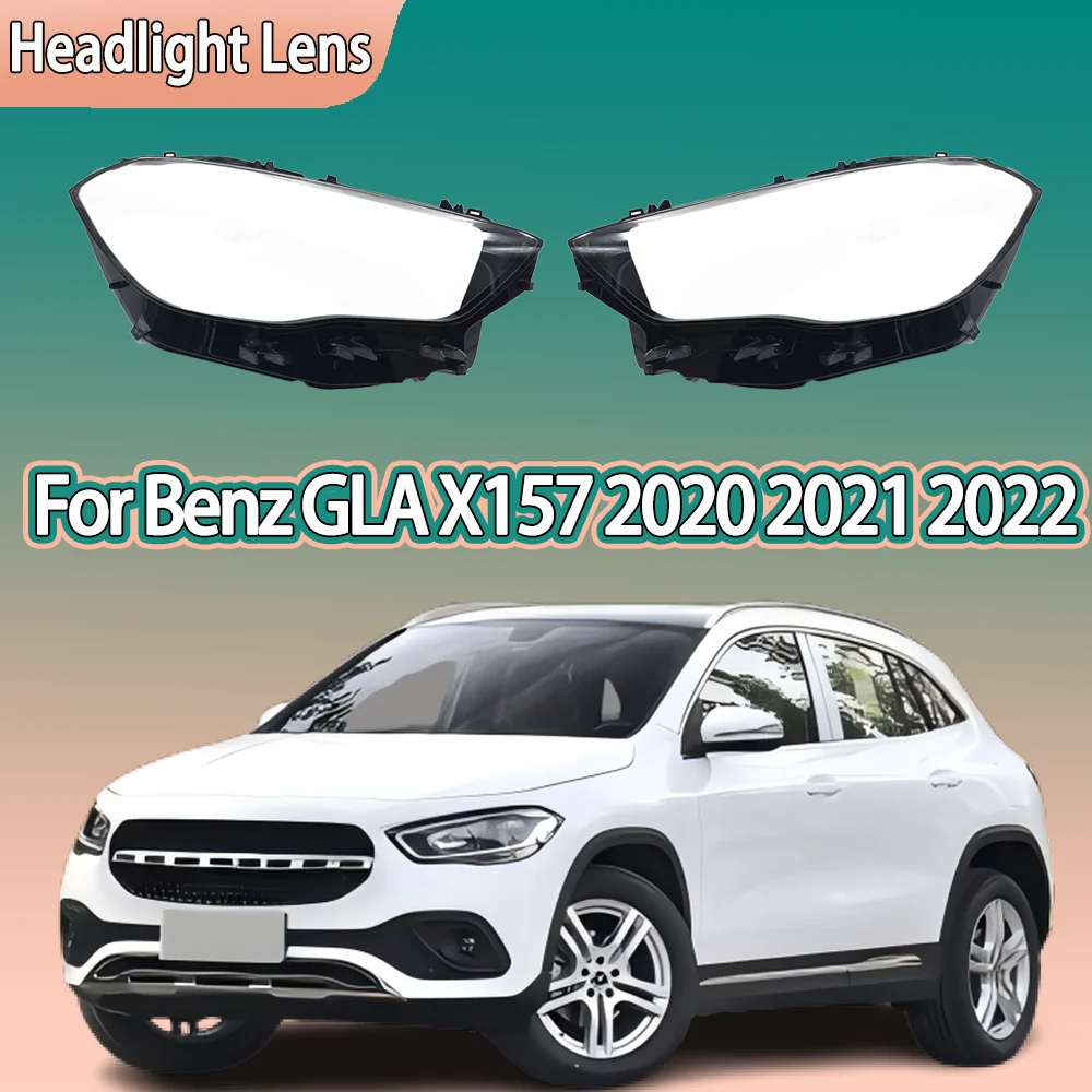For Mercedes-Benz GLA X157 GLA180 GLA200 2020 2021 2022 Car Headlight Shell Transparent Lampshade Headlamp Cover Lens Plexiglass
For Mercedes-Benz GLA X157 GLA180 GLA200 2020 2021 2022 Car Headlight Shell Transparent Lampshade Headlamp Cover Lens Plexiglass