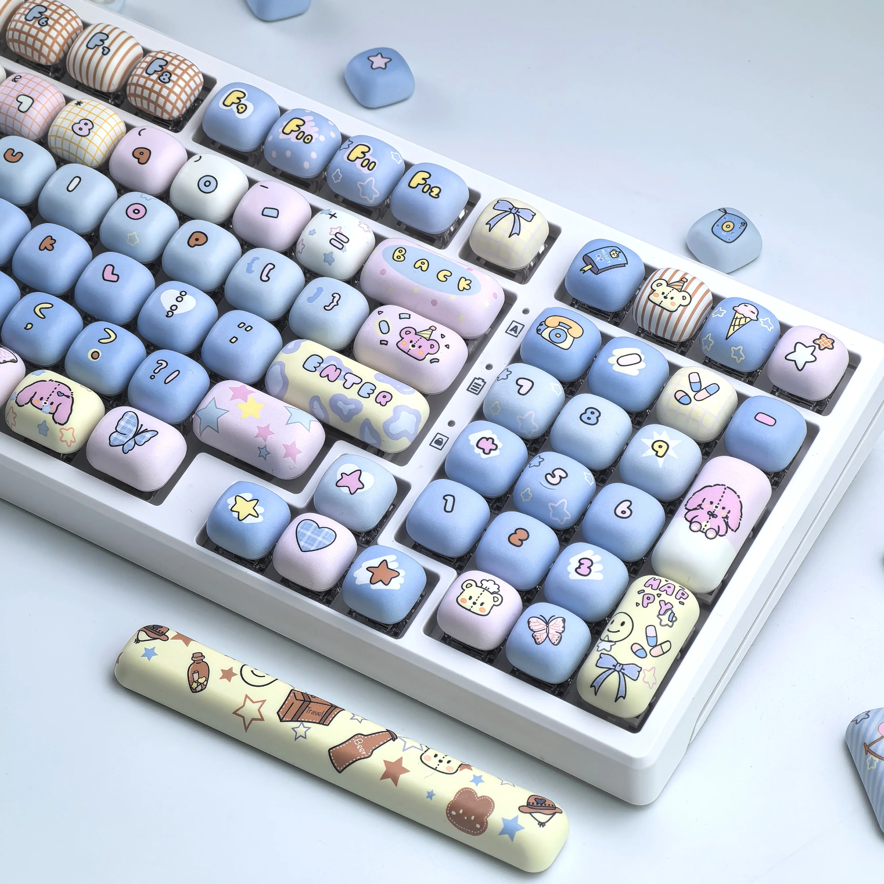 MAIMOOO Cute Keycaps Pink Blue And Yellow Dollhouse Style 135 Keys Mog Pbt Personalized Aula Ajazz Keyboard Keycaps
MAIMOOO Cute Keycaps Pink Blue And Yellow Dollhouse Style 135 Keys Mog Pbt Personalized Aula Ajazz Keyboard Keycaps