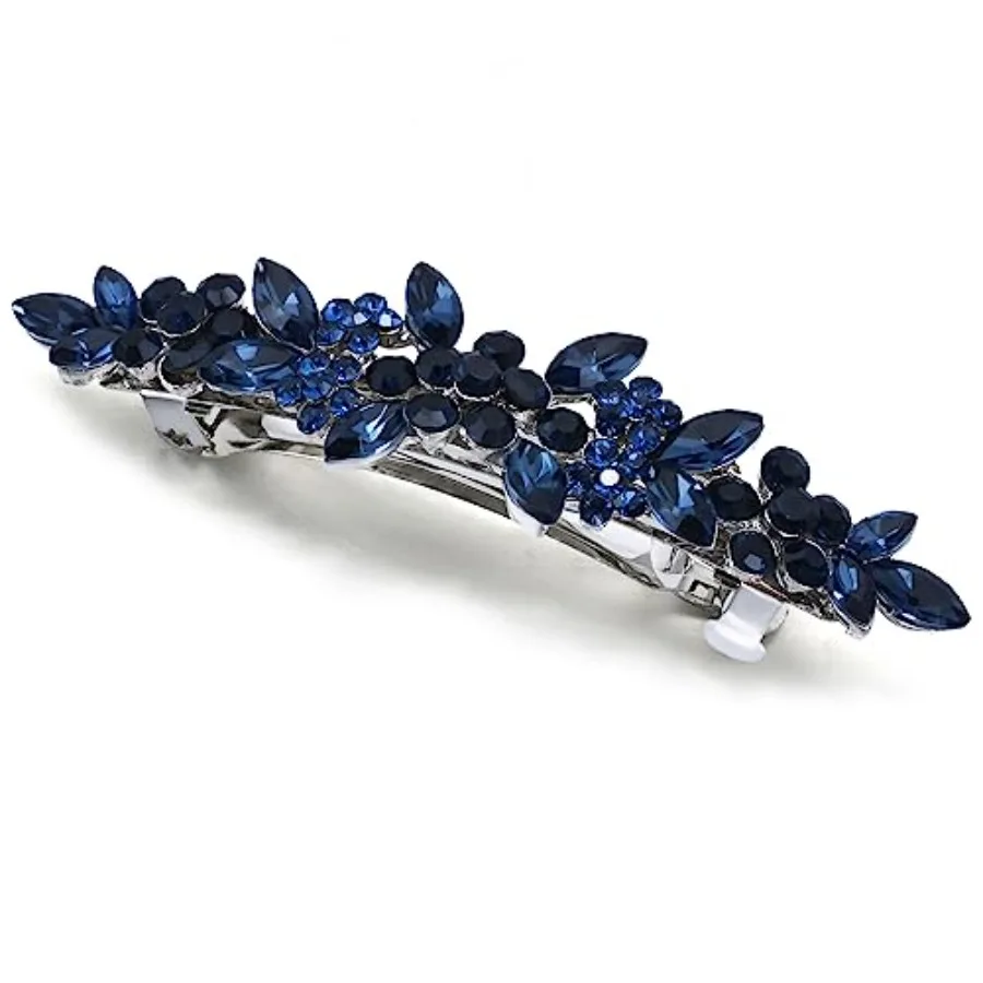 Austrian Crystal Bridal Hair Barrettes, Navy Blue Rhinestones Vintage Hair Clips, Sparkly Glitter Crystal Hairgrip Wedding Hair
Austrian Crystal Bridal Hair Barrettes, Navy Blue Rhinestones Vintage Hair Clips, Sparkly Glitter Crystal Hairgrip Wedding Hair