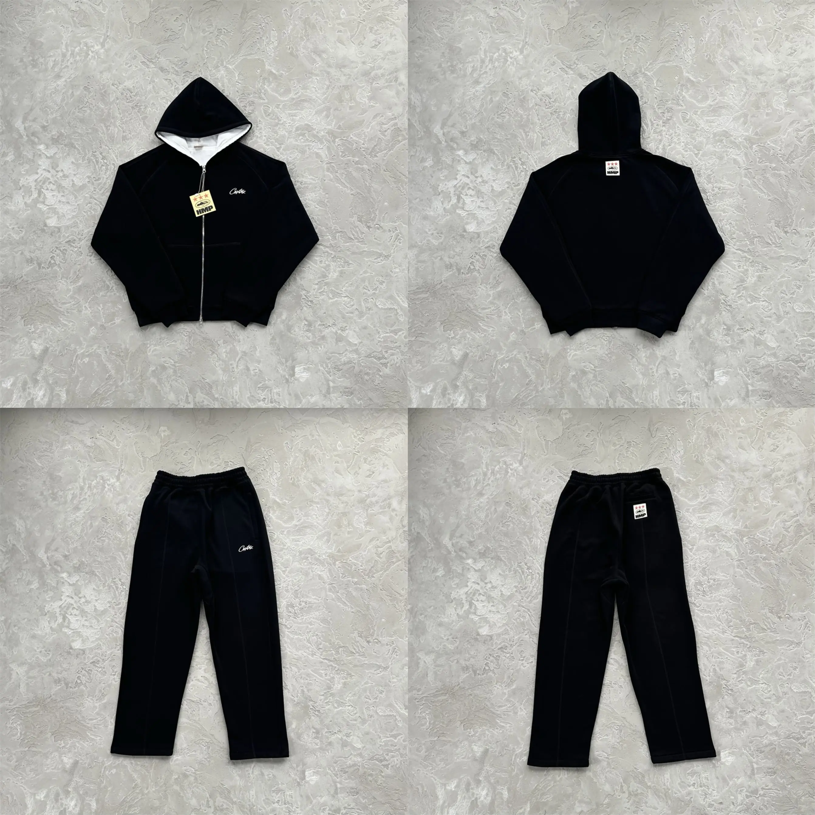 Faionable Zipper Hoodie And Pants Set with Printed Letters Hmp Casual Sle for Men And Women Cotton Autumn Collection
Faionable Zipper Hoodie And Pants Set with Printed Letters Hmp Casual Sle for Men And Women Cotton Autumn Collection