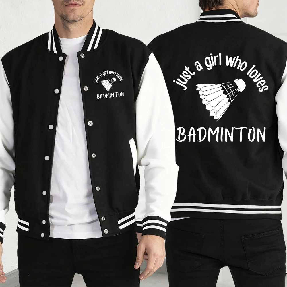 Just A Girl Who Loves Badminton Print Men Baseball Jersey Loose Y2K Menswear New Fashion Sportswears Hip Hop Autumn Streetwear
Just A Girl Who Loves Badminton Print Men Baseball Jersey Loose Y2K Menswear New Fashion Sportswears Hip Hop Autumn Streetwear