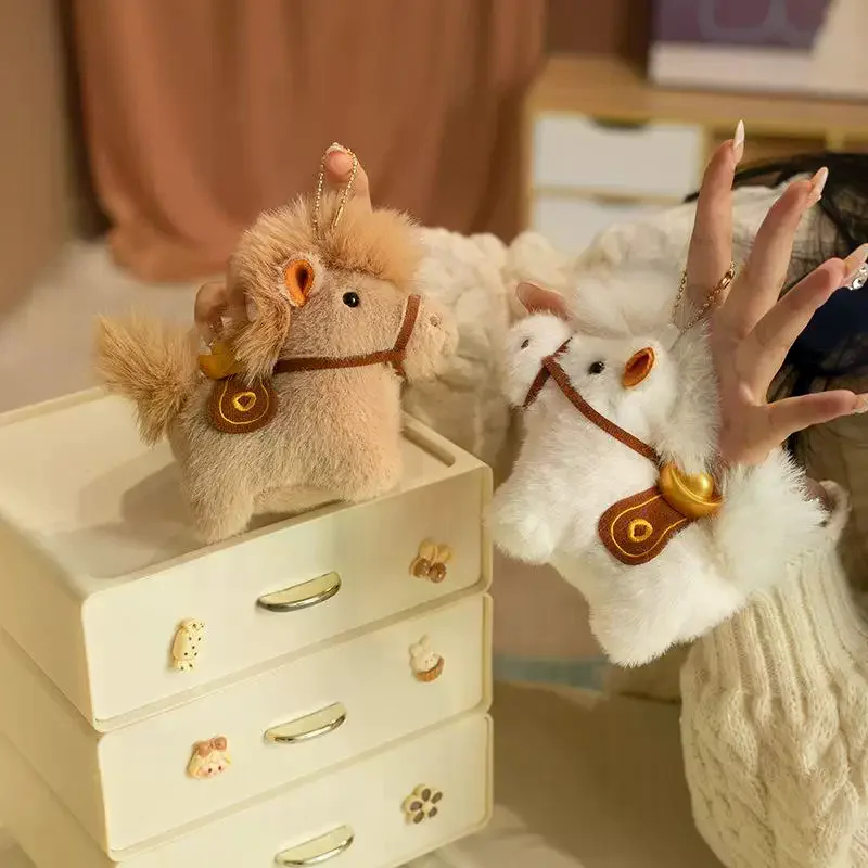 Women's Plush Horse Keychain Bag Car Pendant Jewelry New Year Decoration Fashionable Accessories for Bags And Gifts
Women's Plush Horse Keychain Bag Car Pendant Jewelry New Year Decoration Fashionable Accessories for Bags And Gifts