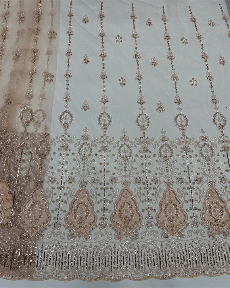 High Quality French Tulle Lace Fabric with Sequins for African Groom Evening Party Dresses Latest Style
High Quality French Tulle Lace Fabric with Sequins for African Groom Evening Party Dresses Latest Style