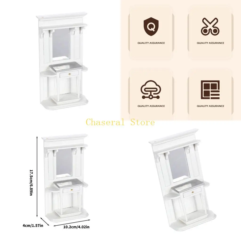 E7CE Sophisticated Miniature Dresser Model Bedroom White Dressing Table 1/12 Scale
E7CE Sophisticated Miniature Dresser Model Bedroom White Dressing Table 1/12 Scale
