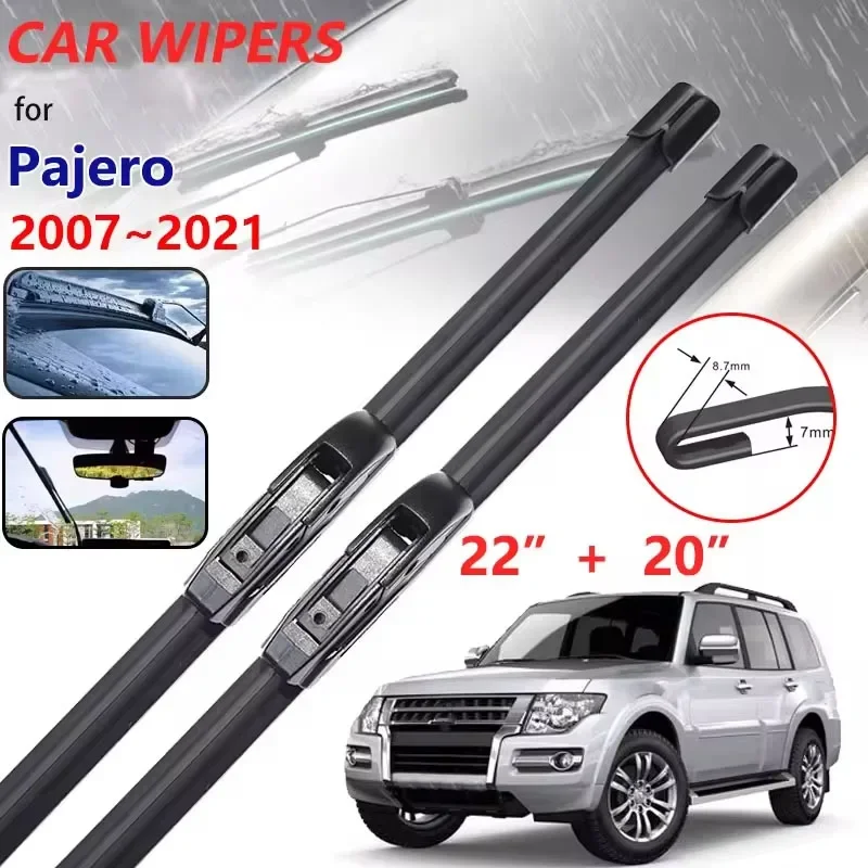 For Mitsubishi Pajero Accessories Shogun Montero 2007~2021 V80 V87 V93 V97 2x Car Wipers Blades Frameless Windscreen Windshield
For Mitsubishi Pajero Accessories Shogun Montero 2007~2021 V80 V87 V93 V97 2x Car Wipers Blades Frameless Windscreen Windshield