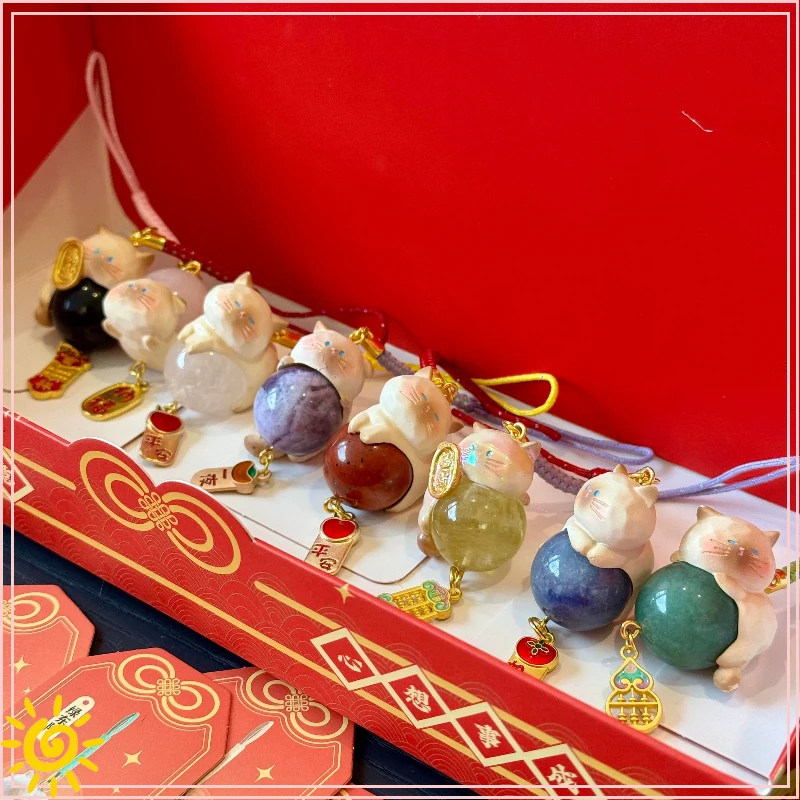 The "Mia" Good Fortune Crystal Stone Pendant Fashion Creative Gift Box Is Suitable For Car Interior Decorations, Holiday Gifts
The "Mia" Good Fortune Crystal Stone Pendant Fashion Creative Gift Box Is Suitable For Car Interior Decorations, Holiday Gifts