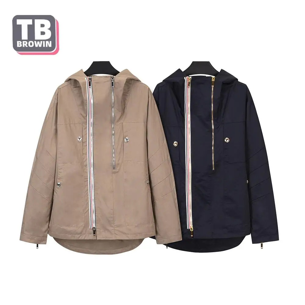 Brand TB Men's Jacket Winter Classic Zipper style Coat Hoodie Windbreaker striped outdoor Leisure party
Brand TB Men's Jacket Winter Classic Zipper style Coat Hoodie Windbreaker striped outdoor Leisure party