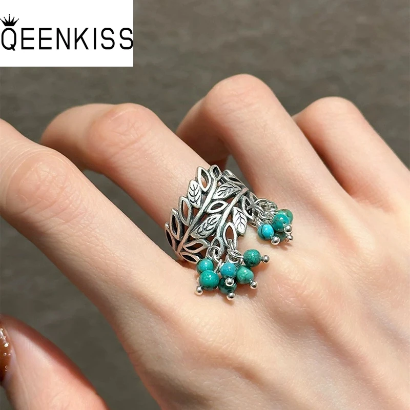 QEENKISS 925 Sterling Silver Vintage Leaves Rings for Women Birthday Wedding Party Christmas Bride Mother Girl Lady Gifts RG7119
QEENKISS 925 Sterling Silver Vintage Leaves Rings for Women Birthday Wedding Party Christmas Bride Mother Girl Lady Gifts RG7119