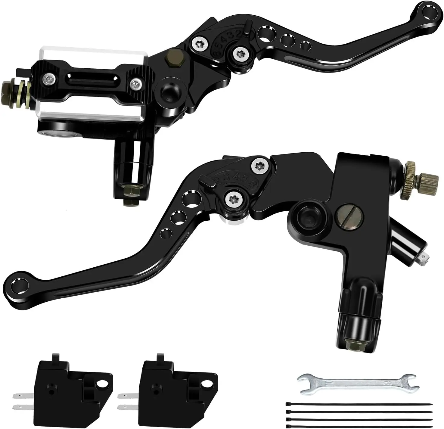 CNC Universal Dirt Pit Bike Clutch & Brake Levers for Hawk 250 DLX, CRF250, CRF230F, Lifan KPX250
CNC Universal Dirt Pit Bike Clutch & Brake Levers for Hawk 250 DLX, CRF250, CRF230F, Lifan KPX250