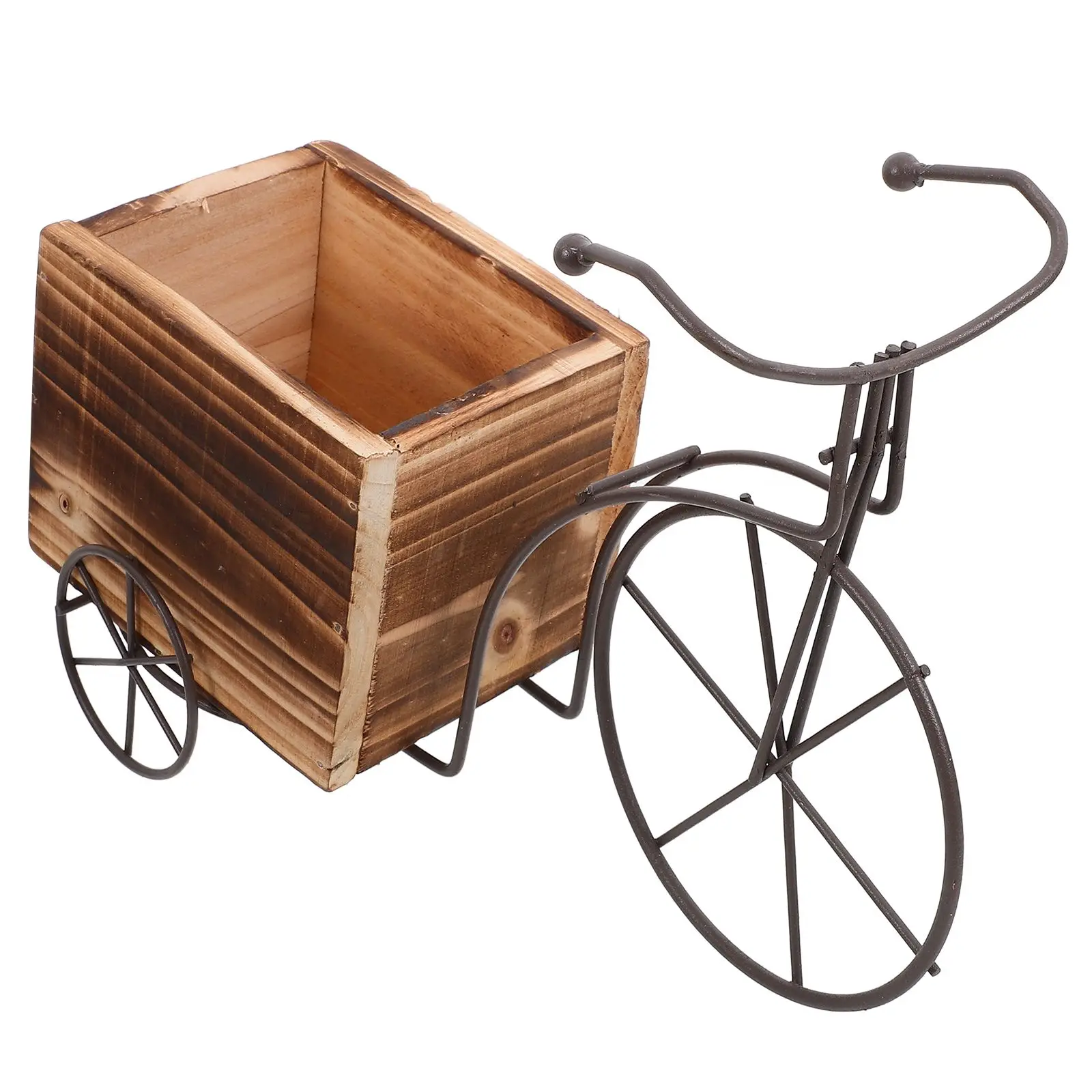 Wooden Bicycle Flower Box Durable Eco Friendly Craft nament Home Decor Modern Vase Mini Roses Table Office Garden Succulent Bowl
Wooden Bicycle Flower Box Durable Eco Friendly Craft nament Home Decor Modern Vase Mini Roses Table Office Garden Succulent Bowl