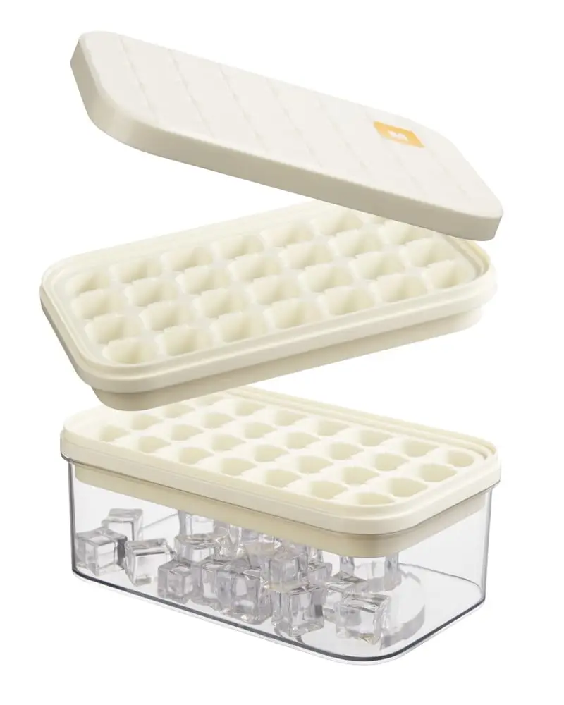 Ice Box new creative Food-grade one-button press-type easy release Ice Cube Mold with 28/56 Cubes For Drinks, Coffee, cocktail
Ice Box new creative Food-grade one-button press-type easy release Ice Cube Mold with 28/56 Cubes For Drinks, Coffee, cocktail
