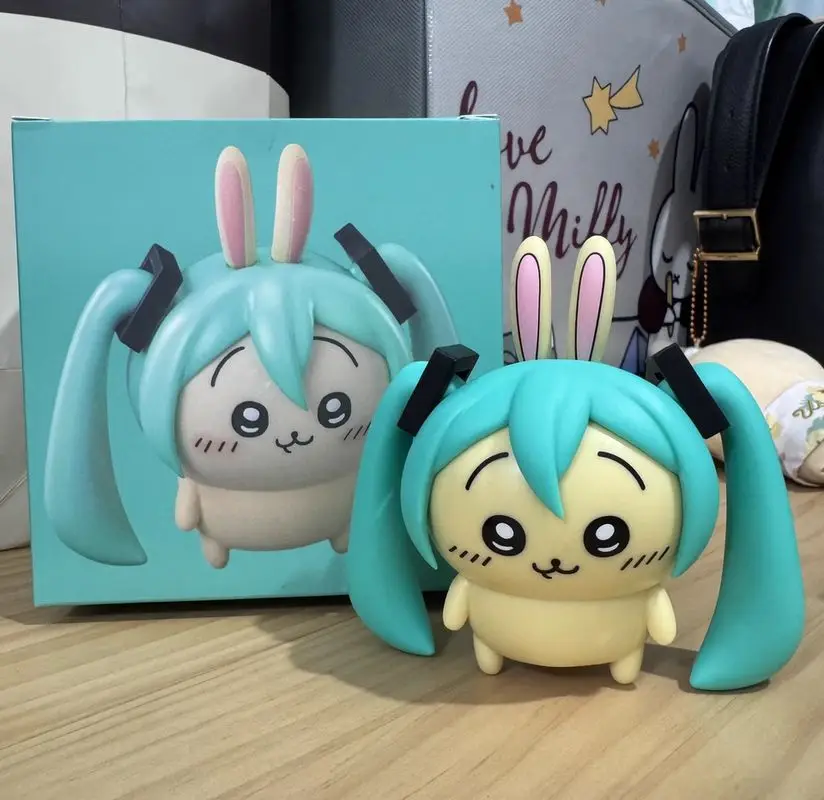 10cm Usagi Cos Hatsune Miku Doll Figure Kawaii Toy Cute Anime Figure Gk Model Creative Funny Desktop Ornament Toys
10cm Usagi Cos Hatsune Miku Doll Figure Kawaii Toy Cute Anime Figure Gk Model Creative Funny Desktop Ornament Toys