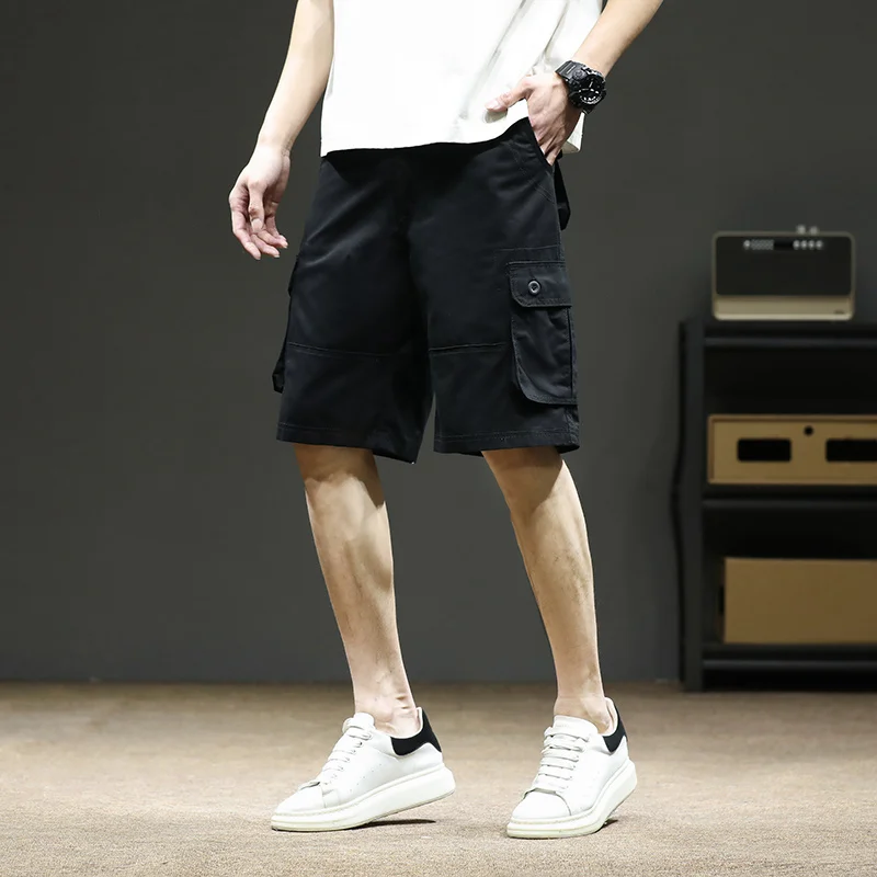 High-Quality Pure Cotton Men's Casual Shorts Multi-Pocket Military Style Loose-Fitting Straight Leg for Big Size Youth Summer
High-Quality Pure Cotton Men's Casual Shorts Multi-Pocket Military Style Loose-Fitting Straight Leg for Big Size Youth Summer