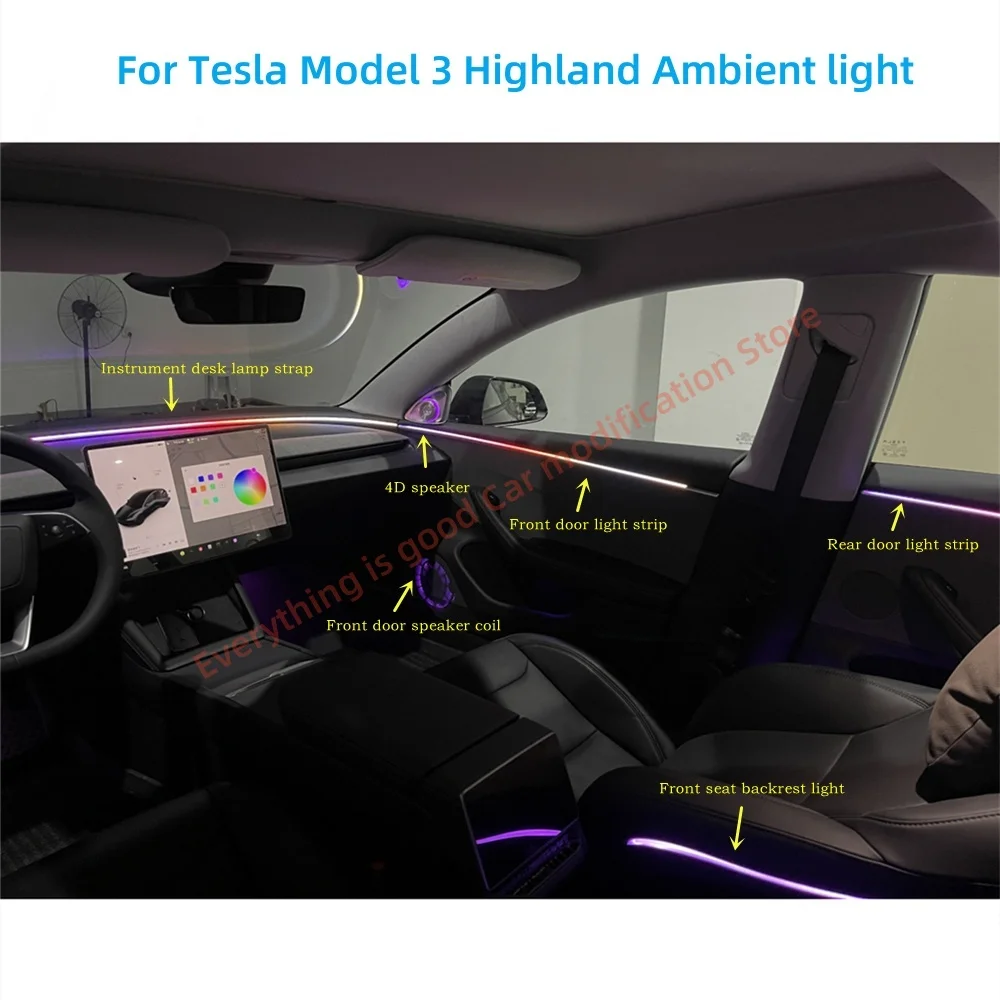 Светодиодная атмосферная лампа для Tesla Model 3 Highland 4D, вращающаяся слепая точка с высоким шагом, чтобы напоминать оновление внутреннего освещения автомобиля, новое
Светодиодная атмосферная лампа для Tesla Model 3 Highland 4D, вращающаяся слепая точка с высоким шагом, чтобы напоминать оновление внутреннего освещения автомобиля, новое