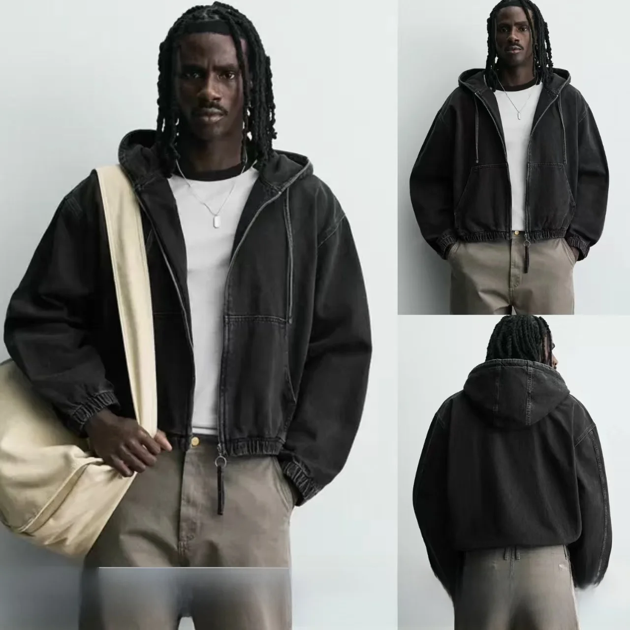 Новая мужская толстовка-худи на молнии из хлопка, свободного кроя, осенняя коллекция 2025, повседневная, в стиле стритвир
Новая мужская толстовка-худи на молнии из хлопка, свободного кроя, осенняя коллекция 2025, повседневная, в стиле стритвир