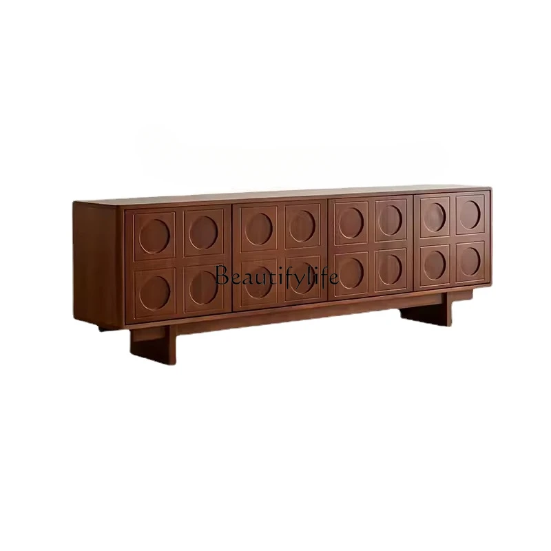 13Solid Wood TV Cabinet Boxwood Nordic and Japanese Style TV Stand High Living Room Retro Log
13Solid Wood TV Cabinet Boxwood Nordic and Japanese Style TV Stand High Living Room Retro Log