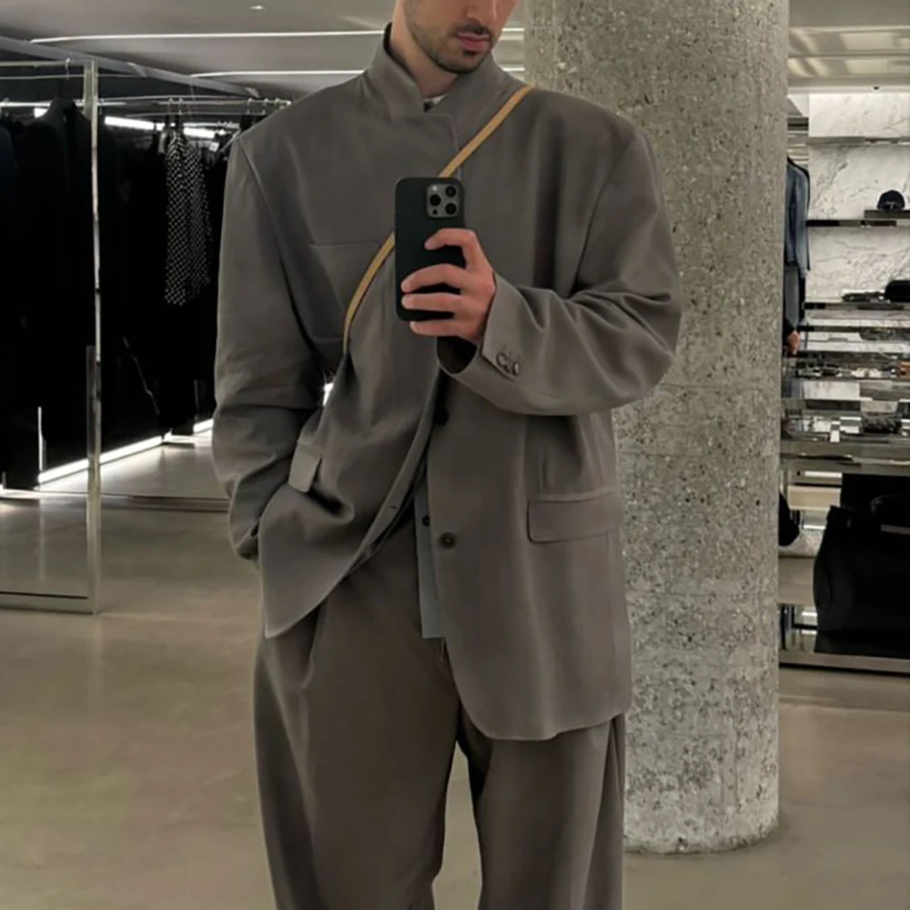 Elegant Men's Suit 2 Piece(Jacket+Pants) Set Single Breasted Notch Lapel Blazer Smart Banquet Evening Party Gentlemen Costume 
Elegant Men's Suit 2 Piece(Jacket+Pants) Set Single Breasted Notch Lapel Blazer Smart Banquet Evening Party Gentlemen Costume