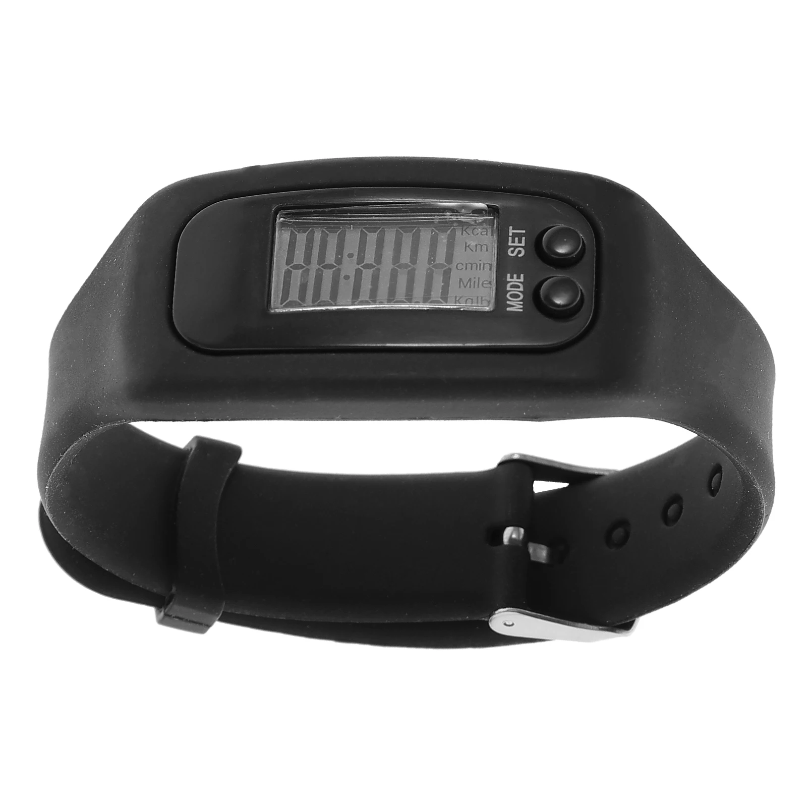Silicone Pedometer Watch Black Step Counter LED Wristband Simple Design Durable Safe Fitness Monitor Gift Choice
Silicone Pedometer Watch Black Step Counter LED Wristband Simple Design Durable Safe Fitness Monitor Gift Choice