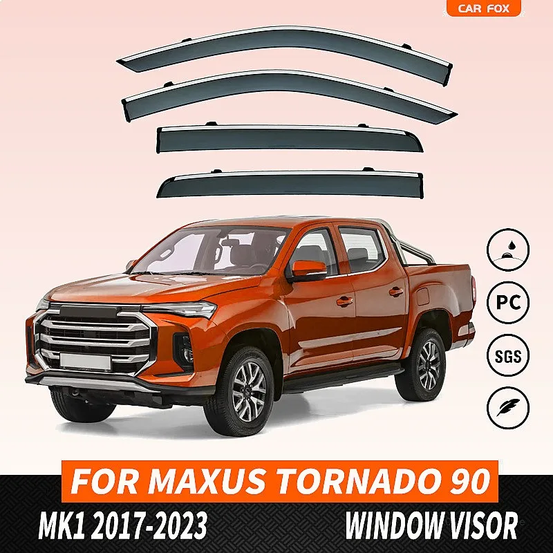 For MAXUS Tornado 60 70 PRO 2017+ Car Window Visor Awning Rain Sun Shade Auto Accessories
For MAXUS Tornado 60 70 PRO 2017+ Car Window Visor Awning Rain Sun Shade Auto Accessories