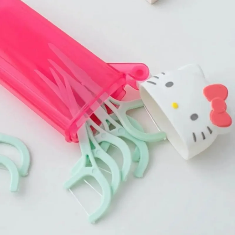 Cute Sanrio Hello Kitty Storage Box Kawaii Anime My Melody Toothpick Cosmetic Swab Storage Box Portable Travel Mini Container
Cute Sanrio Hello Kitty Storage Box Kawaii Anime My Melody Toothpick Cosmetic Swab Storage Box Portable Travel Mini Container