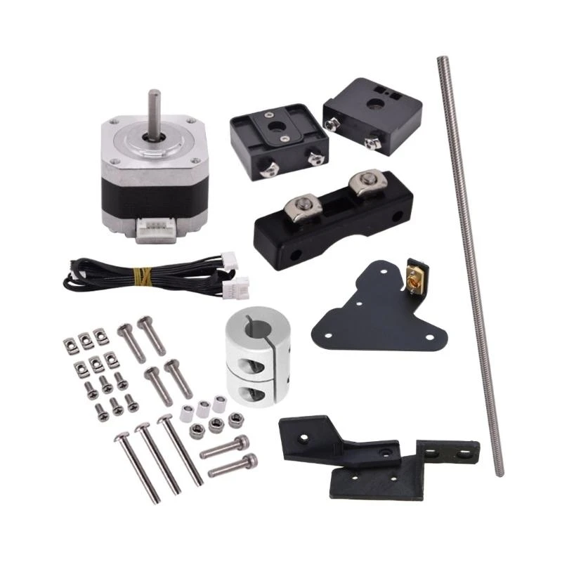 P9JB 3D Printer Dual Z-axis Upgrade Kit, Aluminum Dual Z-Tension Lead Screw 42-34 Stepper Motor Kit Professional
P9JB 3D Printer Dual Z-axis Upgrade Kit, Aluminum Dual Z-Tension Lead Screw 42-34 Stepper Motor Kit Professional