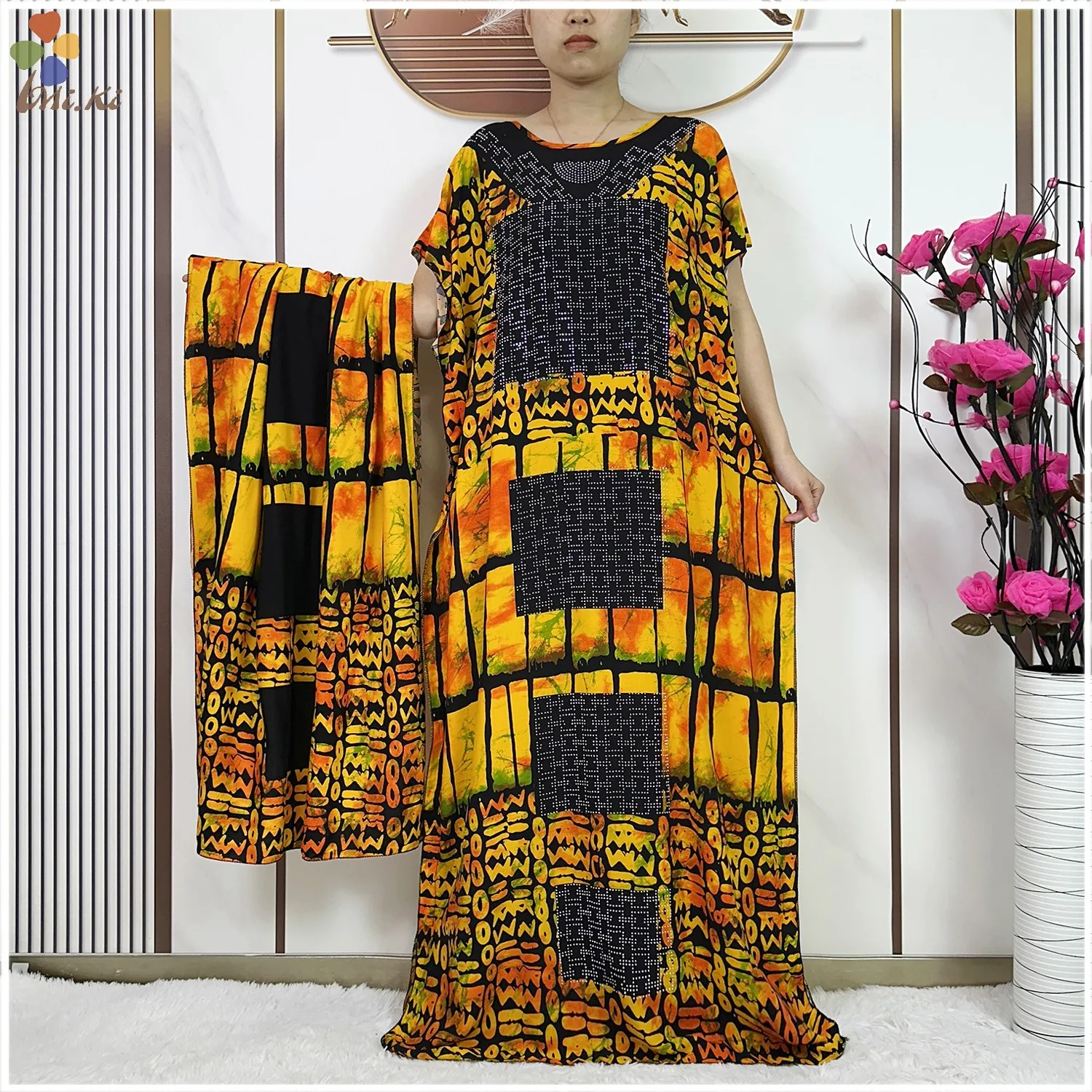 Latest African Abaya Women Party Dress Cotton Bohemian Casual Long Dress Muslim Women Fashion Party Dress Islamic Women Clothing
Latest African Abaya Women Party Dress Cotton Bohemian Casual Long Dress Muslim Women Fashion Party Dress Islamic Women Clothing