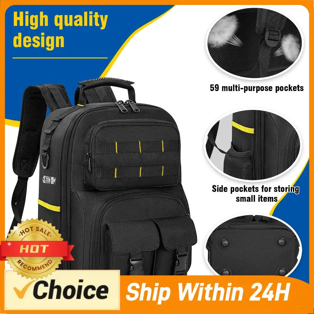 Multi-Compartment Organizer Bag Wear Resist Professional Work Shoulder Bag Large Capacity for Construction Contractors Plumbing
Multi-Compartment Organizer Bag Wear Resist Professional Work Shoulder Bag Large Capacity for Construction Contractors Plumbing