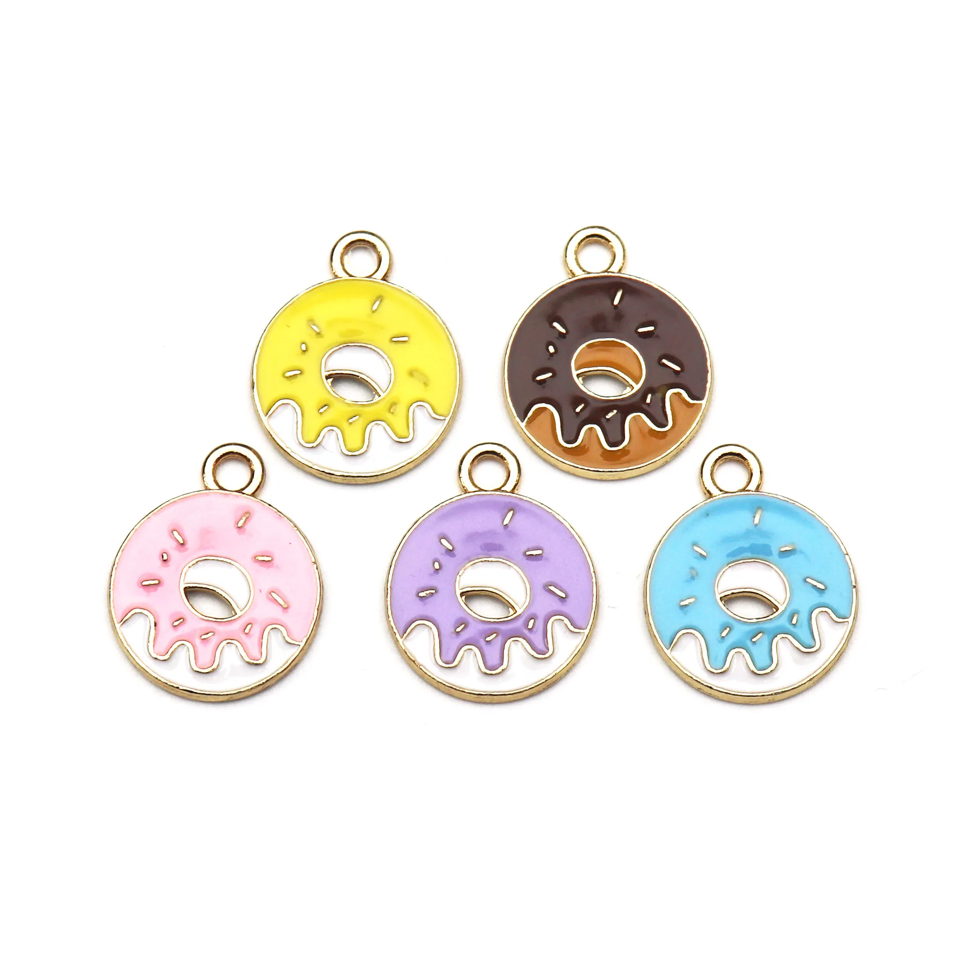 5Pcs Alloy Oil Drip Accessories DIY Jewelry Accessories Donut Lollipop Cake Dessert Pendant Keychain Charm
5Pcs Alloy Oil Drip Accessories DIY Jewelry Accessories Donut Lollipop Cake Dessert Pendant Keychain Charm