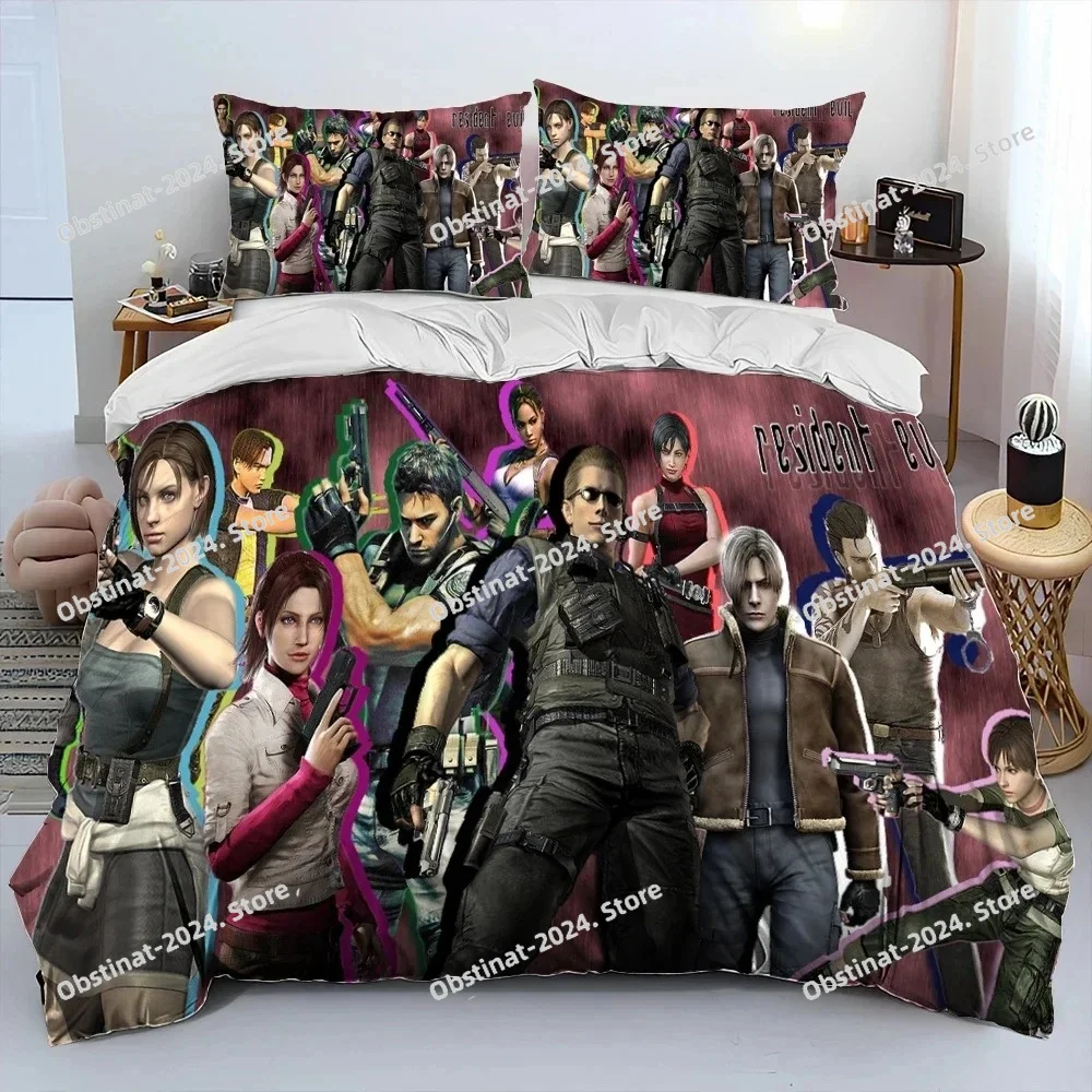 3D R-Resident Evil Games Gamer Comforter Bedding Set,Duvet Cover Bed Set Quilt Cover Pillowcase,king Queen Size Bedding Set Boys
3D R-Resident Evil Games Gamer Comforter Bedding Set,Duvet Cover Bed Set Quilt Cover Pillowcase,king Queen Size Bedding Set Boys