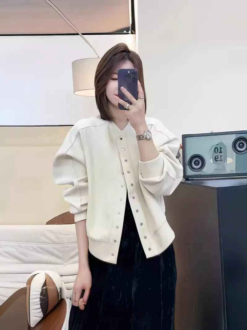 Baseball Jackets Girls Yellow Womens Spring Teenager Rivet 2025 Beach Fleeced Pleats Nightclub Stretchy Epaulets Cowhide French
Baseball Jackets Girls Yellow Womens Spring Teenager Rivet 2025 Beach Fleeced Pleats Nightclub Stretchy Epaulets Cowhide French