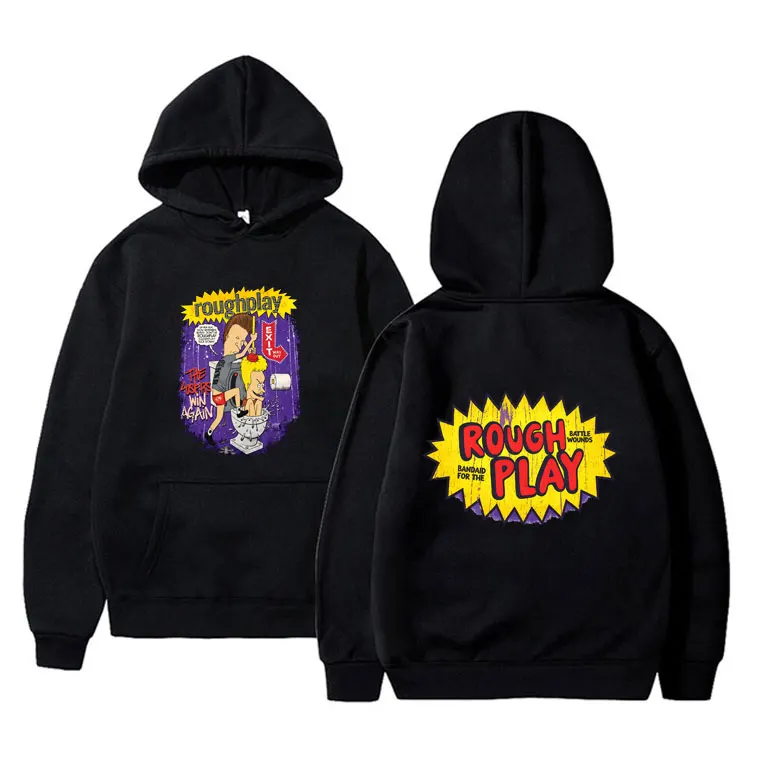Funny Beavis and Butt Head Rough Play Hoodie Men Women Casual Cartoon Sweatshirt Male Casual Retro Oversized Pullover Hoodies
Funny Beavis and Butt Head Rough Play Hoodie Men Women Casual Cartoon Sweatshirt Male Casual Retro Oversized Pullover Hoodies