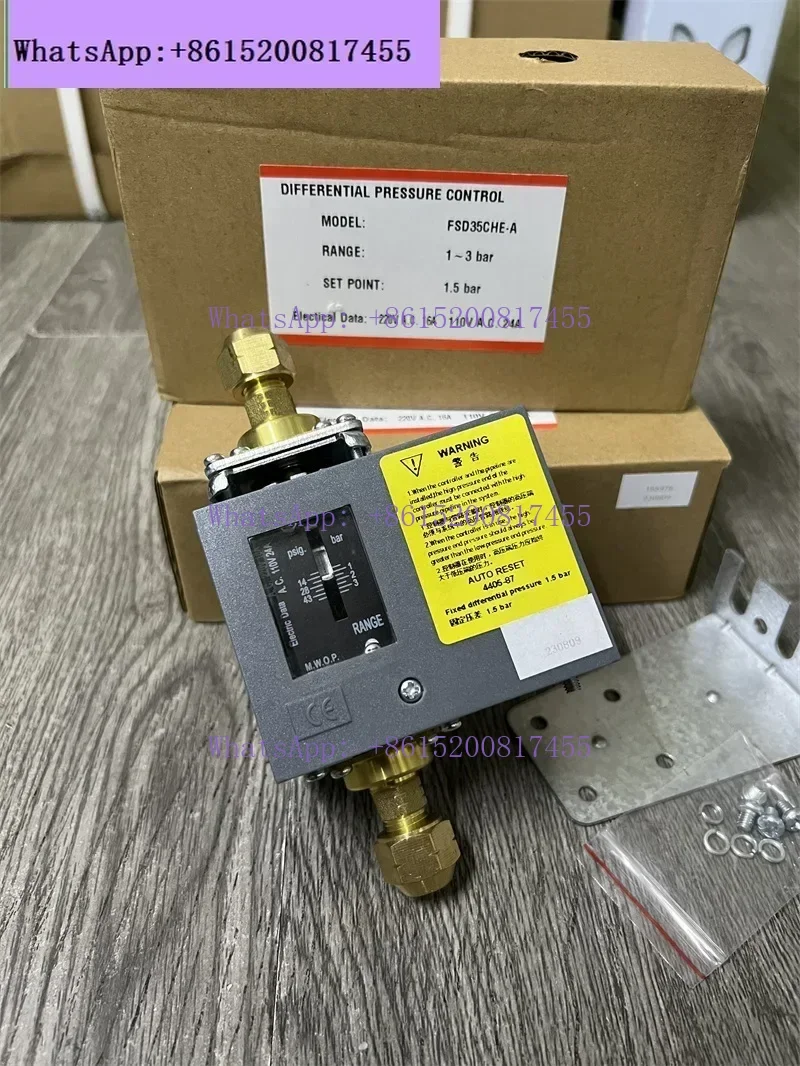 4405-87 Контроллер перепада давления масла винтового компрессора Hanbell FSD35CHE-A AUTO RESET Фиксированное перепада давления 1,5 бар
4405-87 Контроллер перепада давления масла винтового компрессора Hanbell FSD35CHE-A AUTO RESET Фиксированное перепада давления 1,5 бар