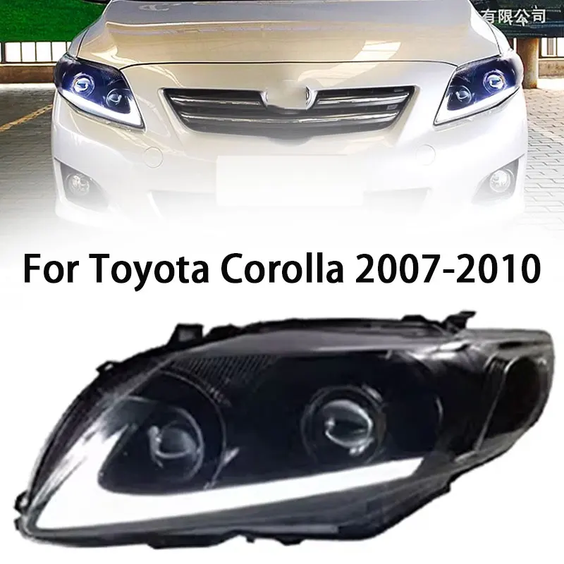 Автомобильные фары для Toyota Corolla светодиодный, фары 2007-2010, фары Corolla DRL, сигнал поворота, фары дальнего света, объектив проектора Angel Eye
Автомобильные фары для Toyota Corolla светодиодный, фары 2007-2010, фары Corolla DRL, сигнал поворота, фары дальнего света, объектив проектора Angel Eye
