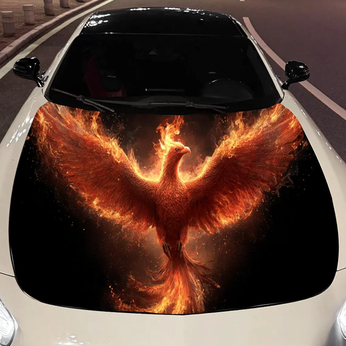 Phoenix Soaring Through the Flames Car Hood Vinyl Stickers Car Surface Protection Decal Car Decoration Cover Vinyl Wraps Waterpr
Phoenix Soaring Through the Flames Car Hood Vinyl Stickers Car Surface Protection Decal Car Decoration Cover Vinyl Wraps Waterpr
