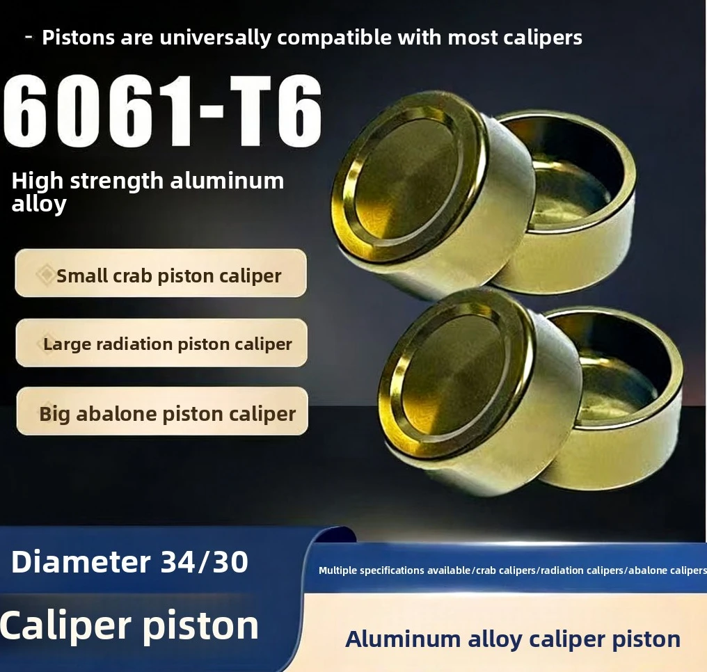for Mingzhe Radial / Bogie / Crab Caliper, 6061-T6 Aluminum Alloy Piston, 1 PC
for Mingzhe Radial / Bogie / Crab Caliper, 6061-T6 Aluminum Alloy Piston, 1 PC
