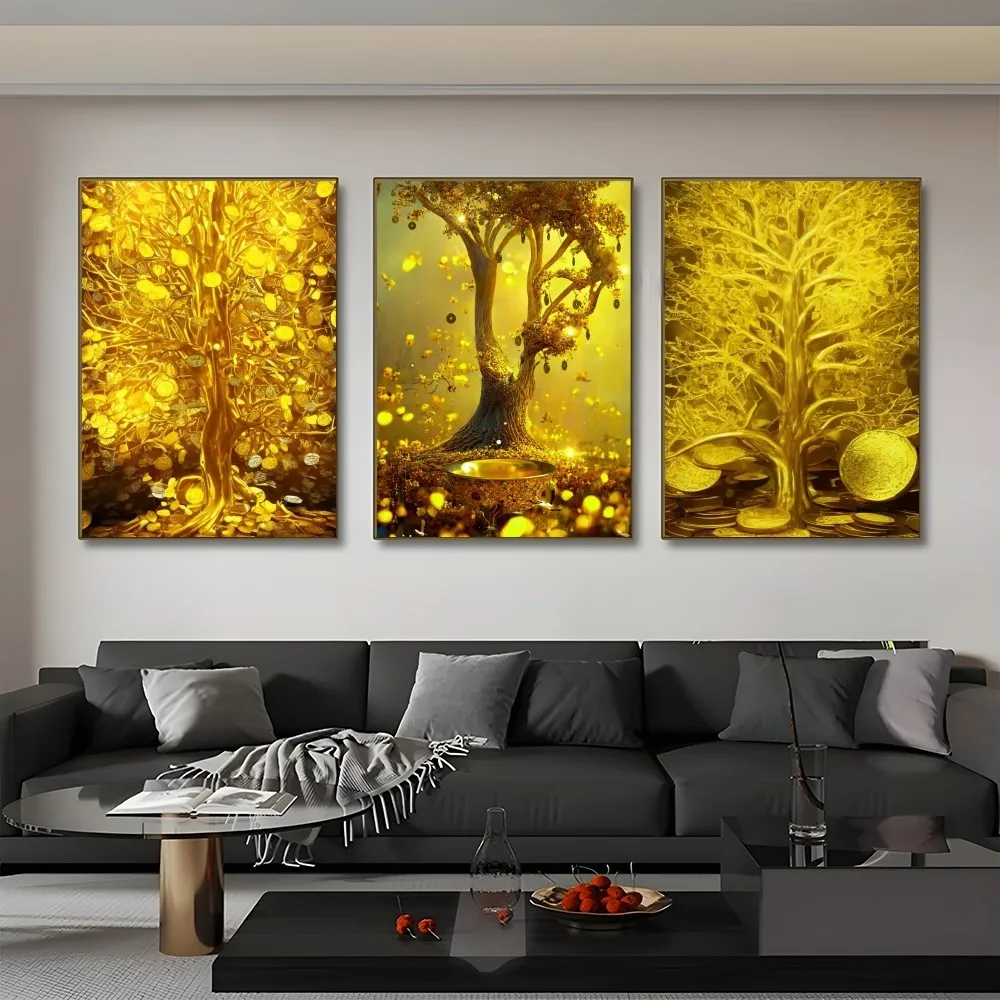 Cool 24K Golden Money Tree Poster Wall Art Printing Waterproof Home Living Bed Room Bar Aesthetic Decor
Cool 24K Golden Money Tree Poster Wall Art Printing Waterproof Home Living Bed Room Bar Aesthetic Decor