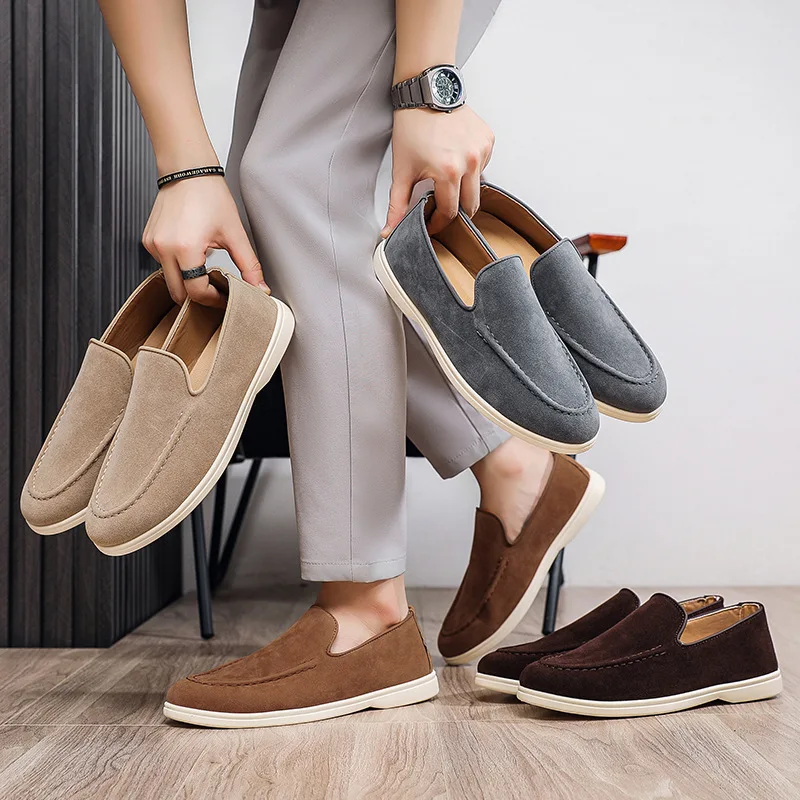 Fashion Suede Men Casual Shoes Breathable Comfort Slip-on Mens Driving Shoes Luxury Brand Men Loafers Mens Lazy Shoes Moccasins
Fashion Suede Men Casual Shoes Breathable Comfort Slip-on Mens Driving Shoes Luxury Brand Men Loafers Mens Lazy Shoes Moccasins