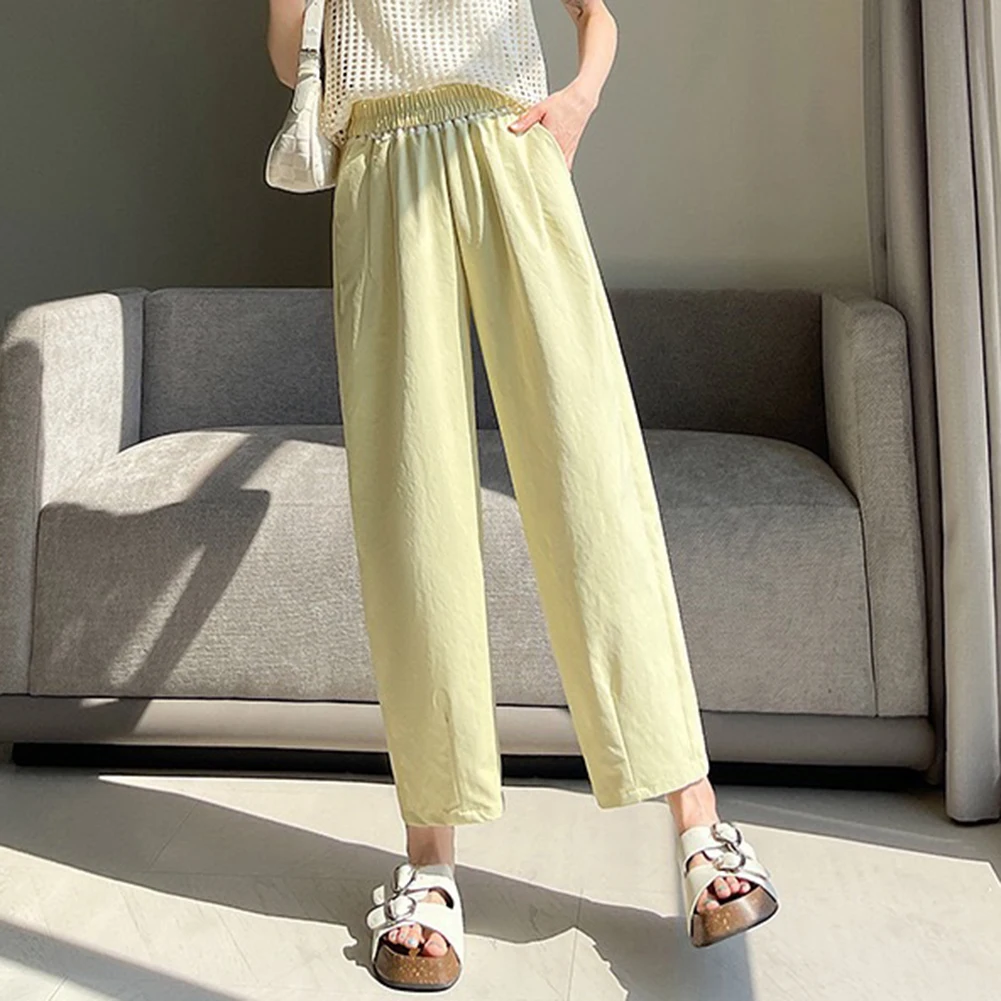 Повседневные шаровары с высокой талией для прогулок, брюки-морковки с девятью точками, повседневные шаровары с высокой талией, повседневные брюки, стиль отдыха
Повседневные шаровары с высокой талией для прогулок, брюки-морковки с девятью точками, повседневные шаровары с высокой талией, повседневные брюки, стиль отдыха