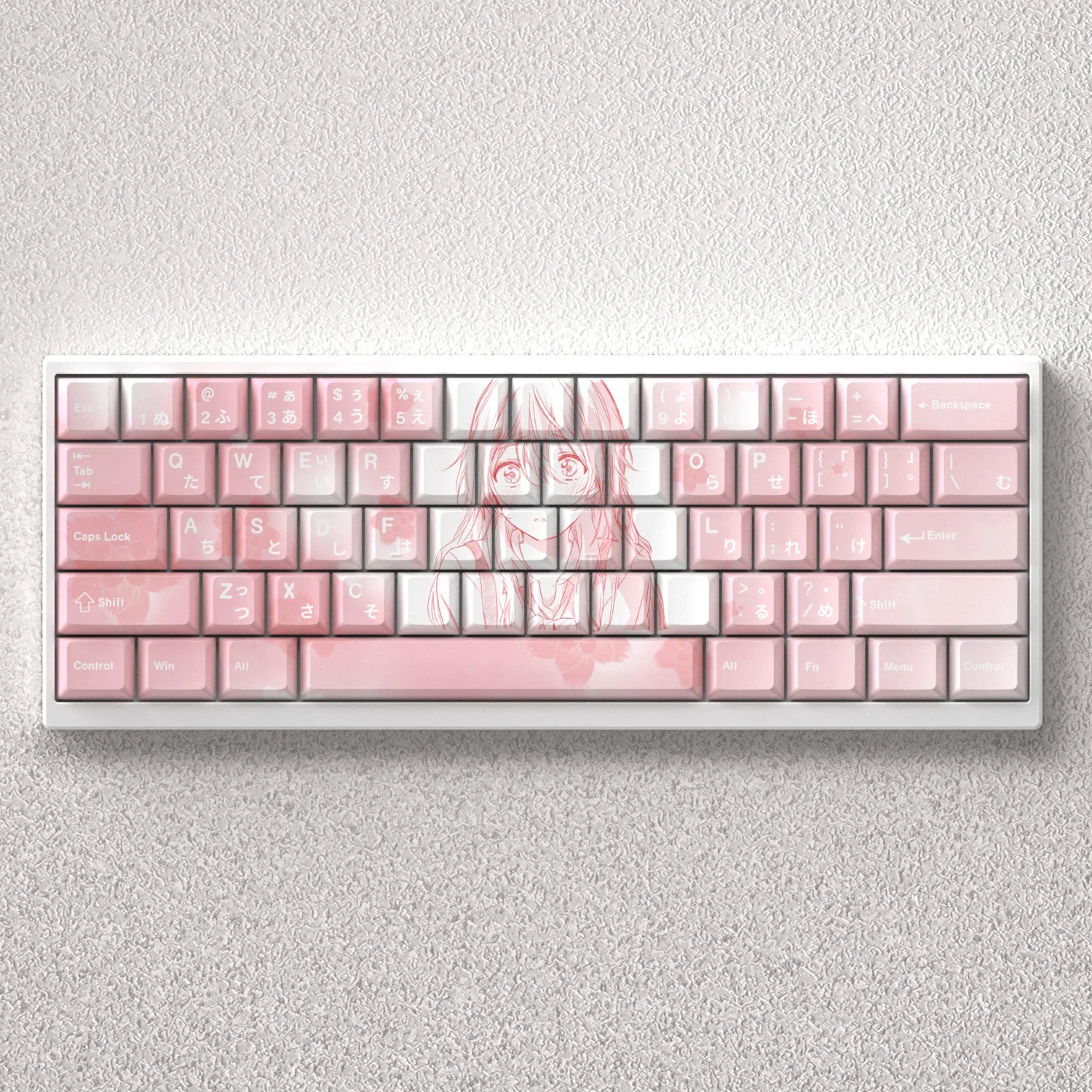 73 Keys Keycaps Anime Miyazono Kaori Pink PBT Dye Sublimation Cherry Japanese for 60 65 68 Layout Mechanical Keyboard Mad 60he
73 Keys Keycaps Anime Miyazono Kaori Pink PBT Dye Sublimation Cherry Japanese for 60 65 68 Layout Mechanical Keyboard Mad 60he