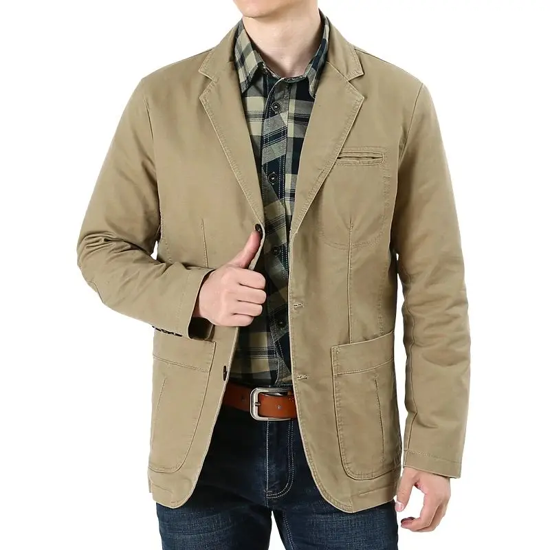 Men's Casual Cotton Jaet Spring Autumn New Middle-aged Sle V-ne ort Sve Seven-length Youth Faion Wide Fit
Men's Casual Cotton Jaet Spring Autumn New Middle-aged Sle V-ne ort Sve Seven-length Youth Faion Wide Fit