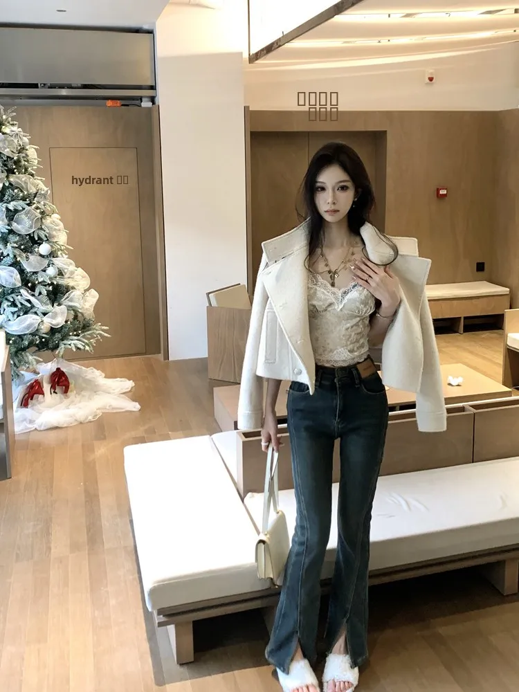 Джинсовая юбка-миди Sweet Lin с высокой талией, на флисовой подкладке, с разрезом, повседневная, женская, корейский стиль, А-силуэт, для коррекции фигуры
Джинсовая юбка-миди Sweet Lin с высокой талией, на флисовой подкладке, с разрезом, повседневная, женская, корейский стиль, А-силуэт, для коррекции фигуры