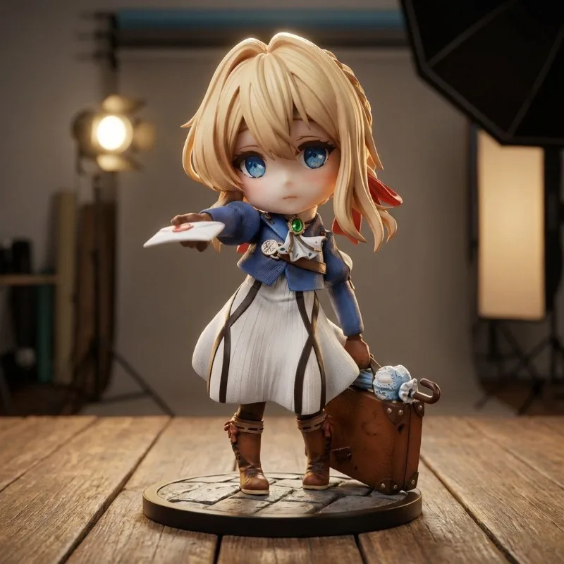 2026 15CM Cute Version of Violet Hand Eternal Garden Animation Peripheral Model Secondary Chassis Tide Play Desktop Ornaments.
2026 15CM Cute Version of Violet Hand Eternal Garden Animation Peripheral Model Secondary Chassis Tide Play Desktop Ornaments.