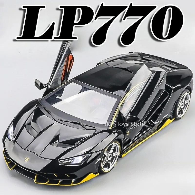 1:18 Scale LP770 SVJ63 Model Supercar Toys Alloy Diecast Sound Light Doors Opened Pull Back Collection Sports Car for Boys Gifts
1:18 Scale LP770 SVJ63 Model Supercar Toys Alloy Diecast Sound Light Doors Opened Pull Back Collection Sports Car for Boys Gifts