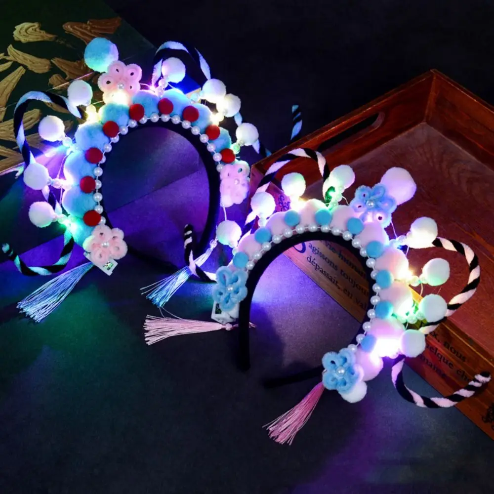 Beijing Opera Twisted Stick Headband Kit Traditional Opera Colored Lights Handcraft Hair Hoop Kit Cute Funny
Beijing Opera Twisted Stick Headband Kit Traditional Opera Colored Lights Handcraft Hair Hoop Kit Cute Funny
