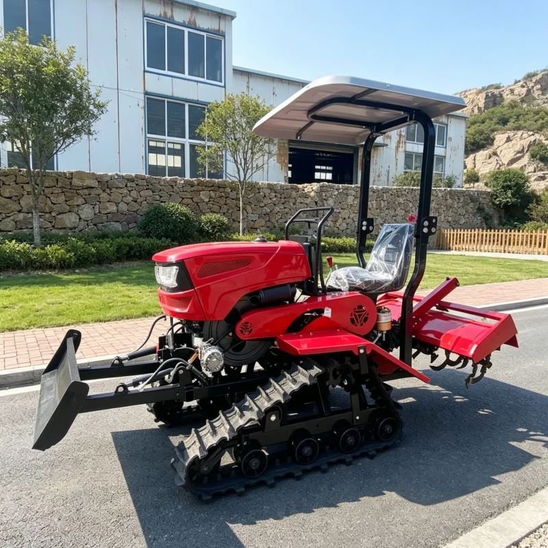 Customized Tracked Rotary Tiller, CE & EMC Certified, Easy-to-operate Farm Land Reclamation & Cultivation Equipment
Customized Tracked Rotary Tiller, CE & EMC Certified, Easy-to-operate Farm Land Reclamation & Cultivation Equipment