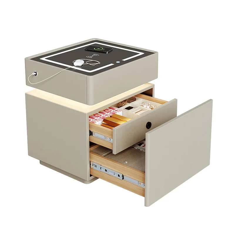 Умная прикроватная тумбочка, новинка 2025, простая деревянная тумбочка со скрытым отделением, многофункциональный шкафчик с замком, прикроватный шкаф для хранения
Умная прикроватная тумбочка, новинка 2025, простая деревянная тумбочка со скрытым отделением, многофункциональный шкафчик с замком, прикроватный шкаф для хранения