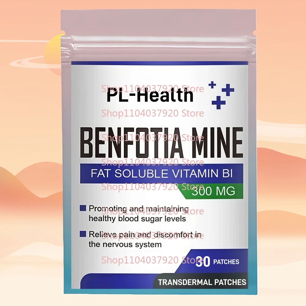 30 пластырей Benfotiamine Transdermal Patches Enhanced Absorption поддерживает общего здоровье
30 пластырей Benfotiamine Transdermal Patches Enhanced Absorption поддерживает общего здоровье