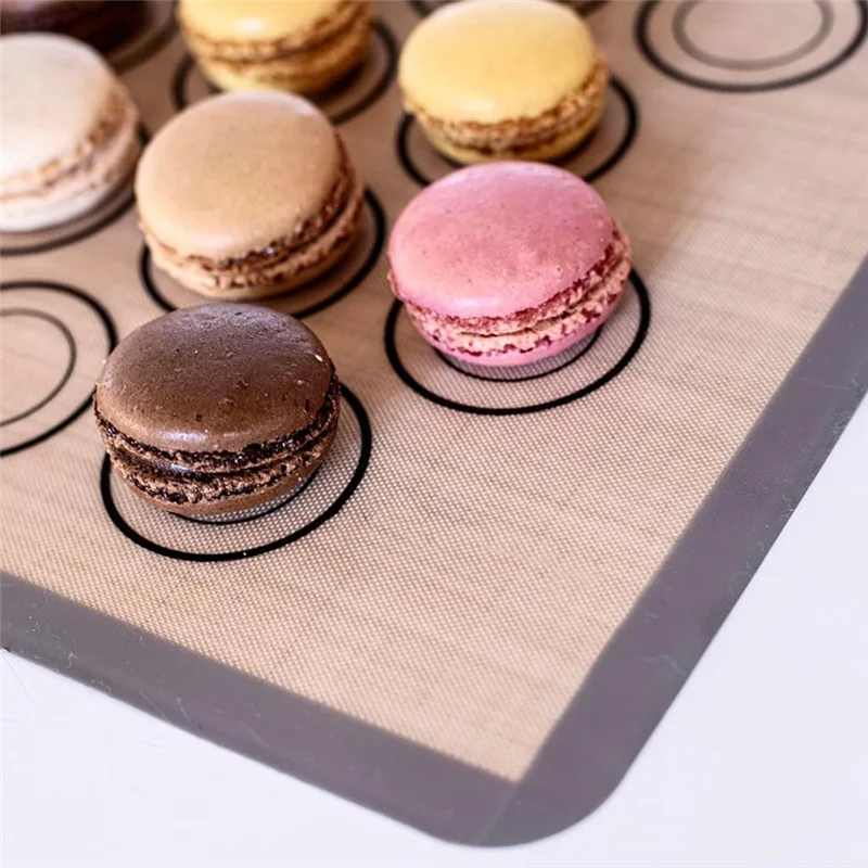 BAAJ-4 PCS Macaron Baking Mats Silicone Macaron Baking Sheets With Size Guiding Circles As Shown For Perfect Macarons & Cook
BAAJ-4 PCS Macaron Baking Mats Silicone Macaron Baking Sheets With Size Guiding Circles As Shown For Perfect Macarons & Cook