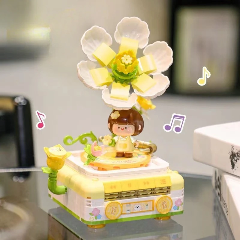 Phonograph Assembly Building Block Toy Rotatable Girl Cute Desktop Decoration Storage Box Children's Puzzle Gift 18cm
Phonograph Assembly Building Block Toy Rotatable Girl Cute Desktop Decoration Storage Box Children's Puzzle Gift 18cm