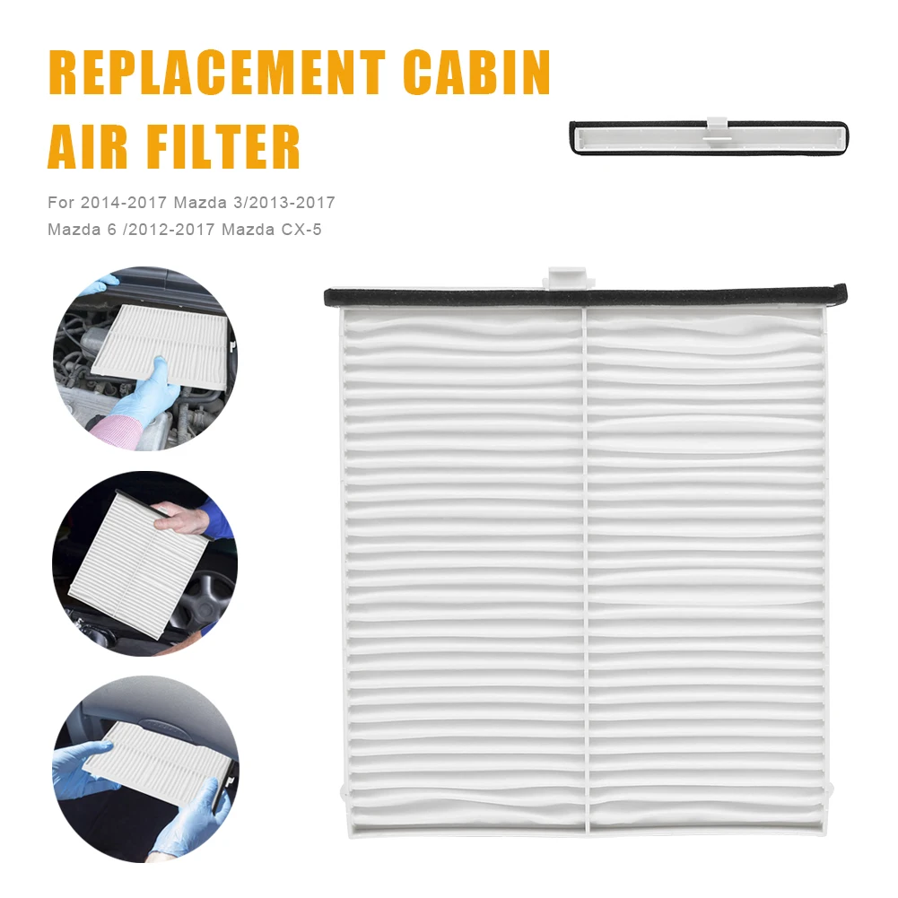 1Pcs Cabin Air Filter Non-woven Fabric For 2014-17 Mazda 3 2013-17 Mazda 6 2012-17 Mazda CX-5 White
1Pcs Cabin Air Filter Non-woven Fabric For 2014-17 Mazda 3 2013-17 Mazda 6 2012-17 Mazda CX-5 White